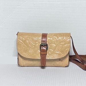 Patricia Nash Torri Crossbody Winter Rose